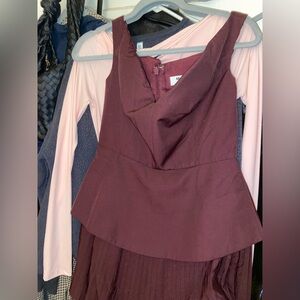 Showpo Deep Burgundy Dress